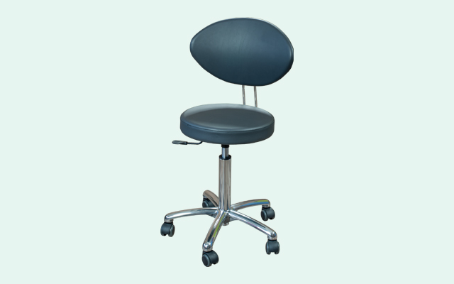 Hocker mit Lehne