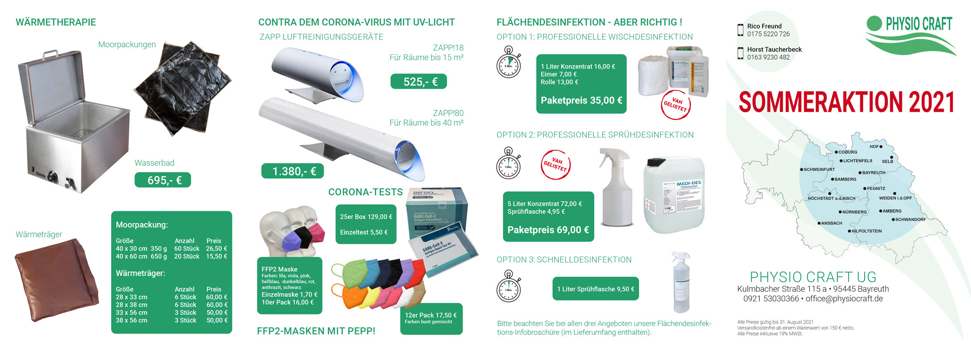 Sommeraktion Vorderseite